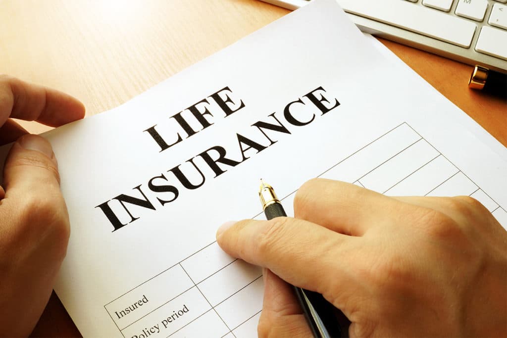 life insurance representing life insurance planning and family financial protection.